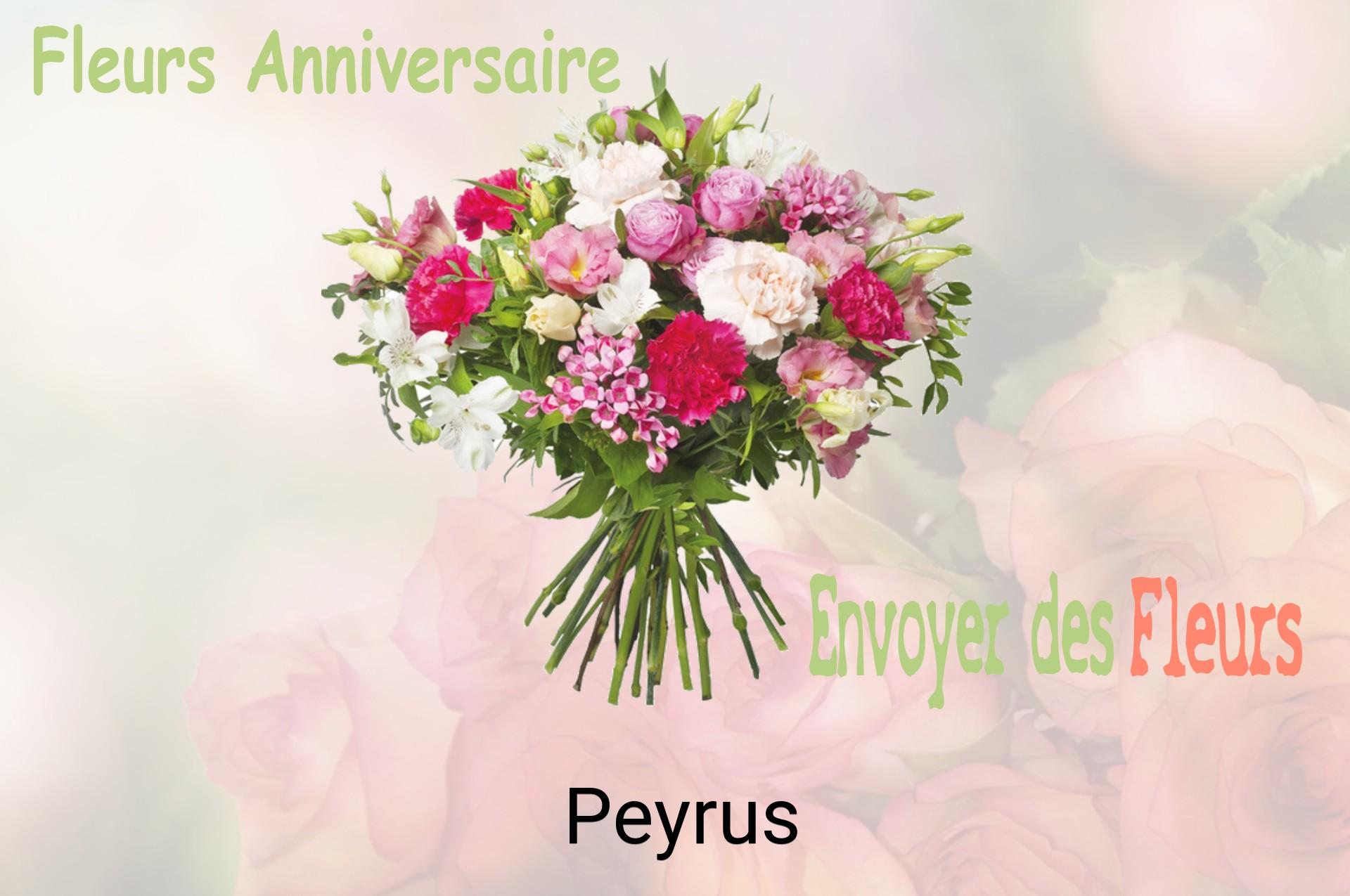 Bouquet de fleurs d’anniversaire livré à Peyrus